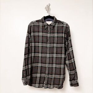 Weatherproof Men's Plaid Fall‎ Button Up Plaid Shirt Medium